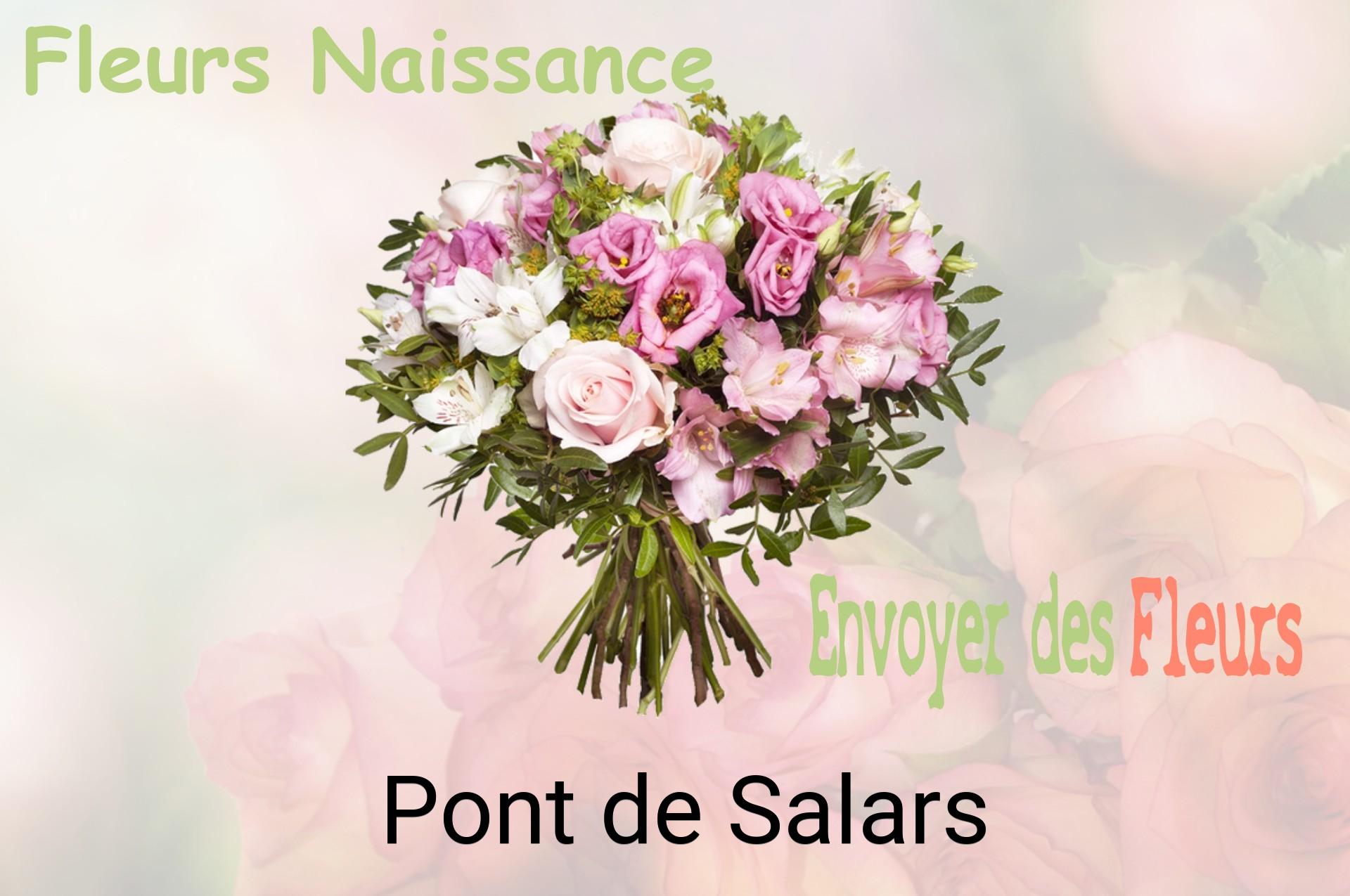 Bouquet de fleurs de naissance livré à Pont-de-Salars